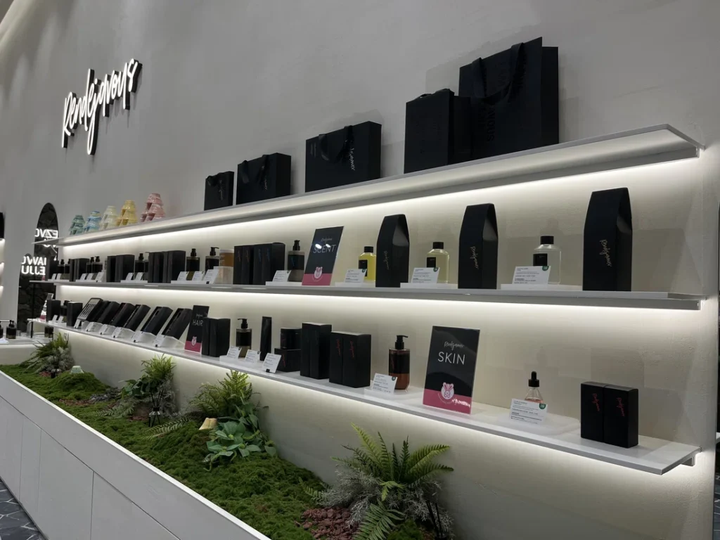 インスパイアのrendezvousに並ぶ済州島をイメージした美容商品
