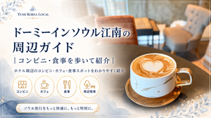 ドーミーインソウル江南周辺ガイド｜コンビニ・食事を歩いて紹介