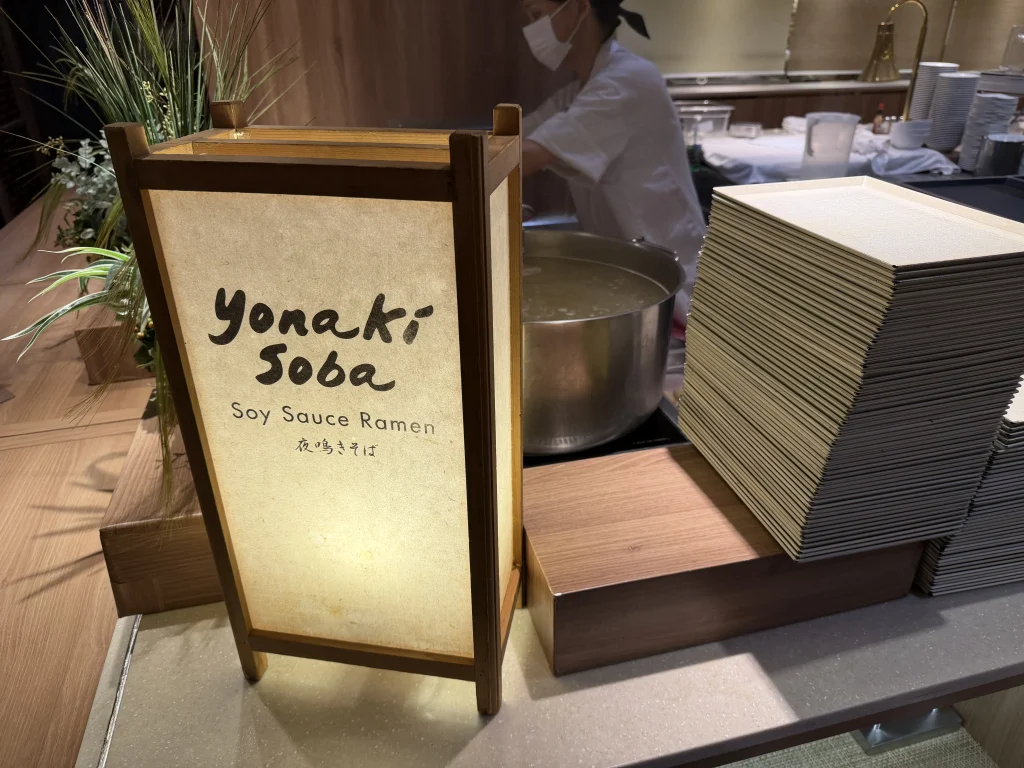 ドーミーインソウル江南の夜鳴きそば提供カウンター