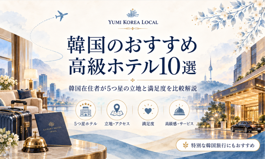 韓国のおすすめ高級ホテル10選|韓国在住者が5つ星の立地と満足度を比較解説